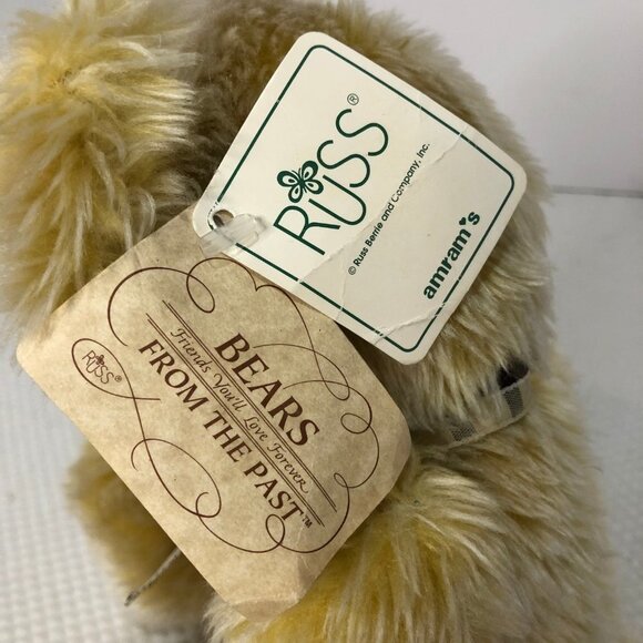 VINTAGE Russ Berrie Bears From The Past "Kipling" Stuffed Plush Teddy Bear - Picture 6 of 10